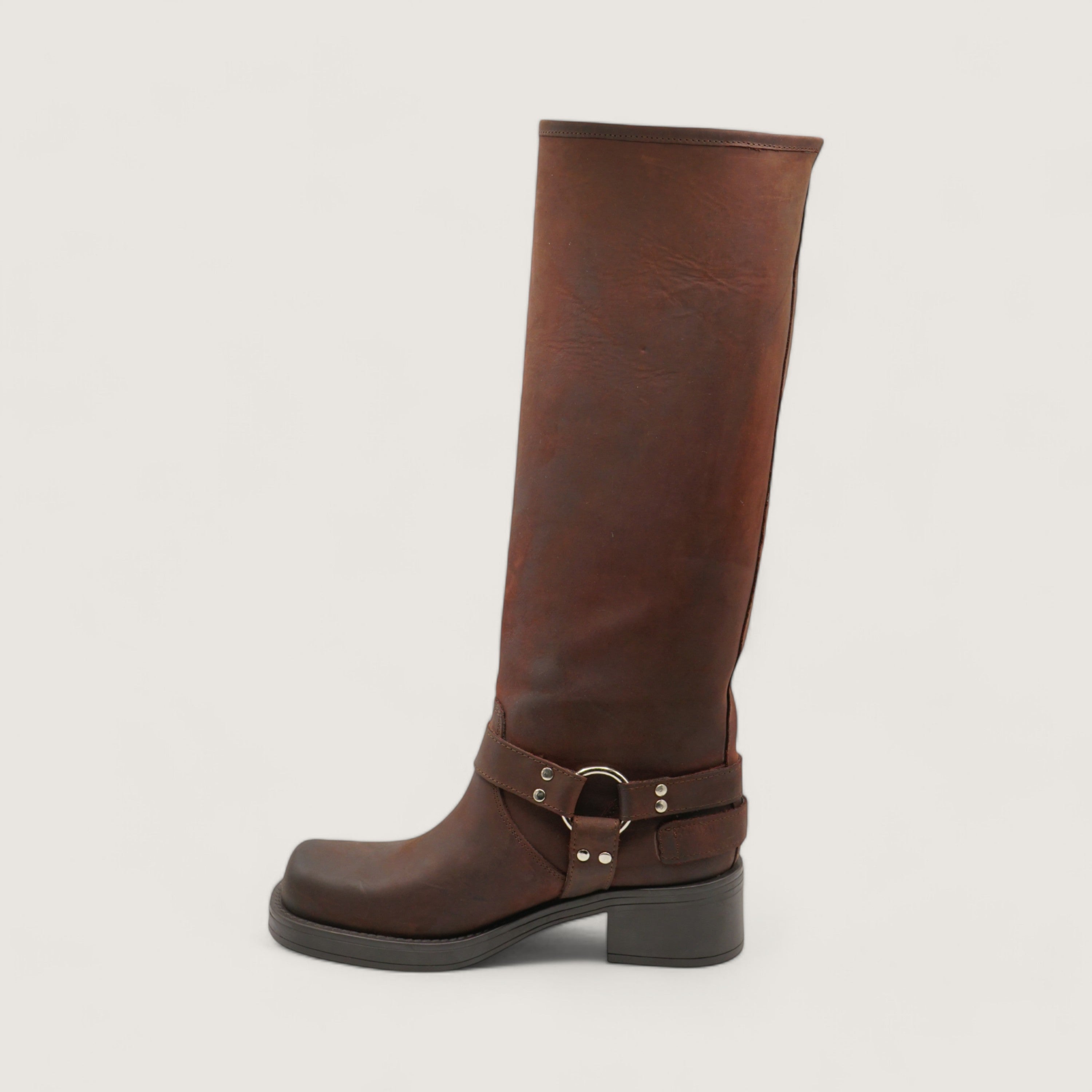Texas - 5 Side Buckle Boot Brown