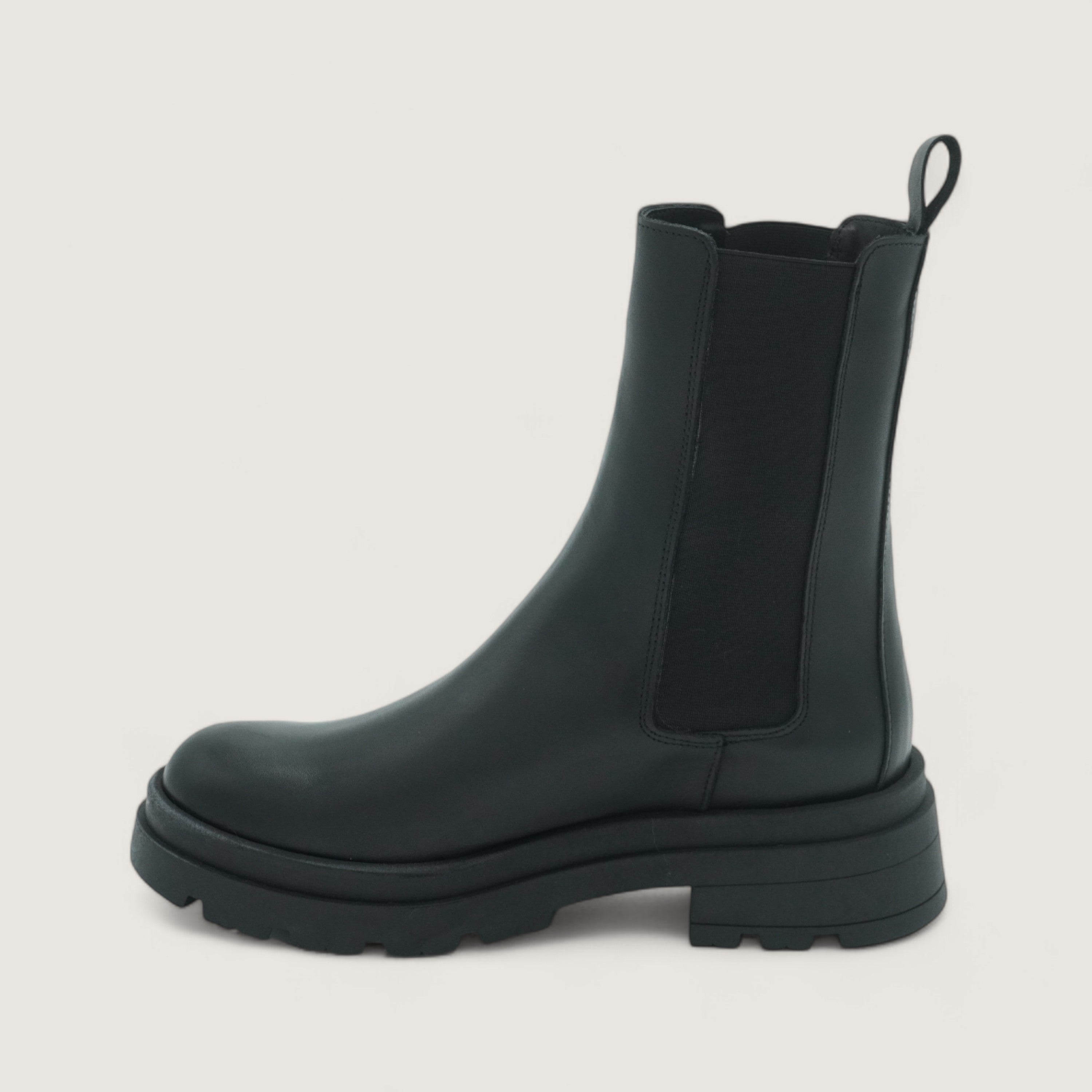 Vogue - Black elastic ankle boot