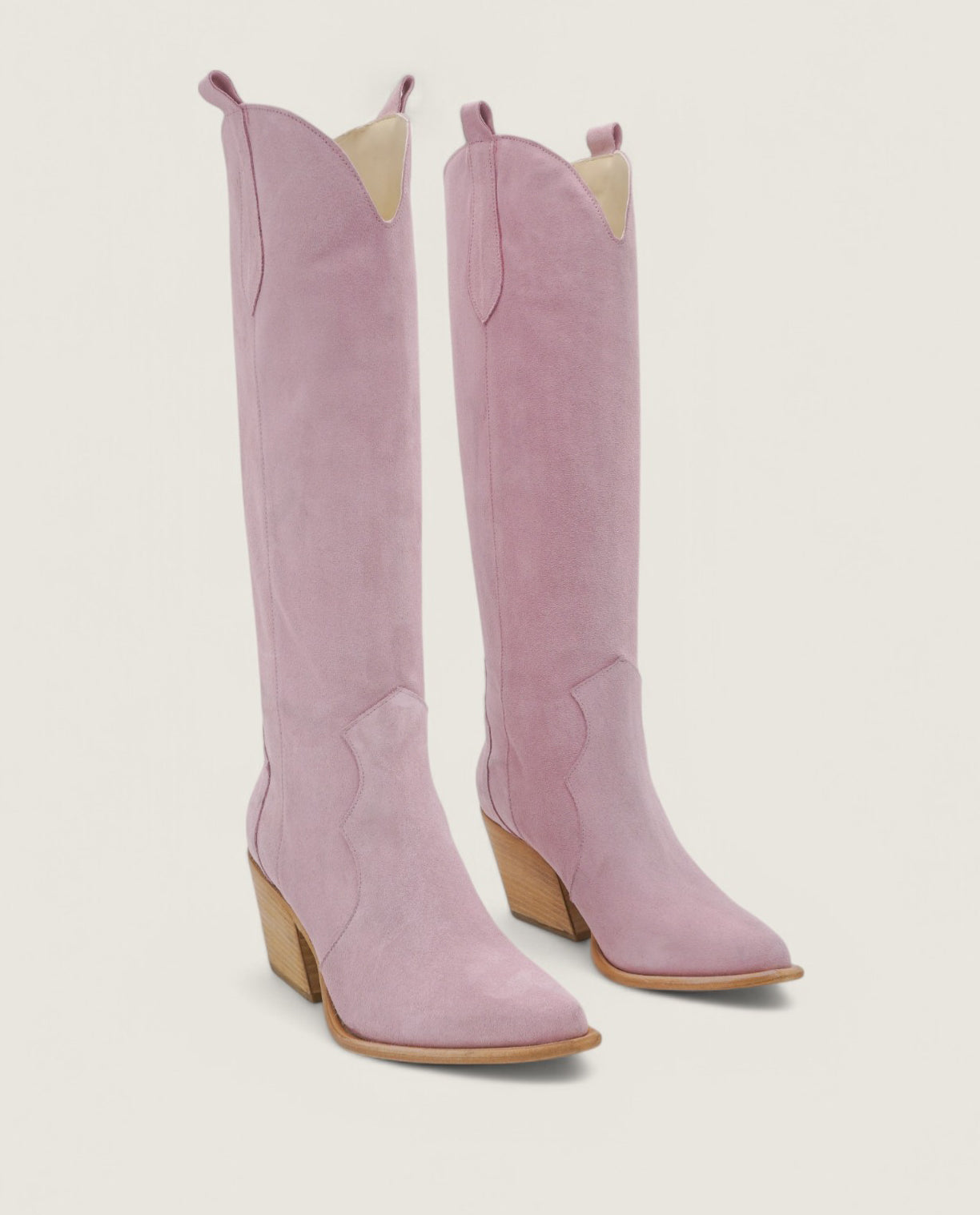Ranger - Texano Alto Fino al Ginocchio Rosa