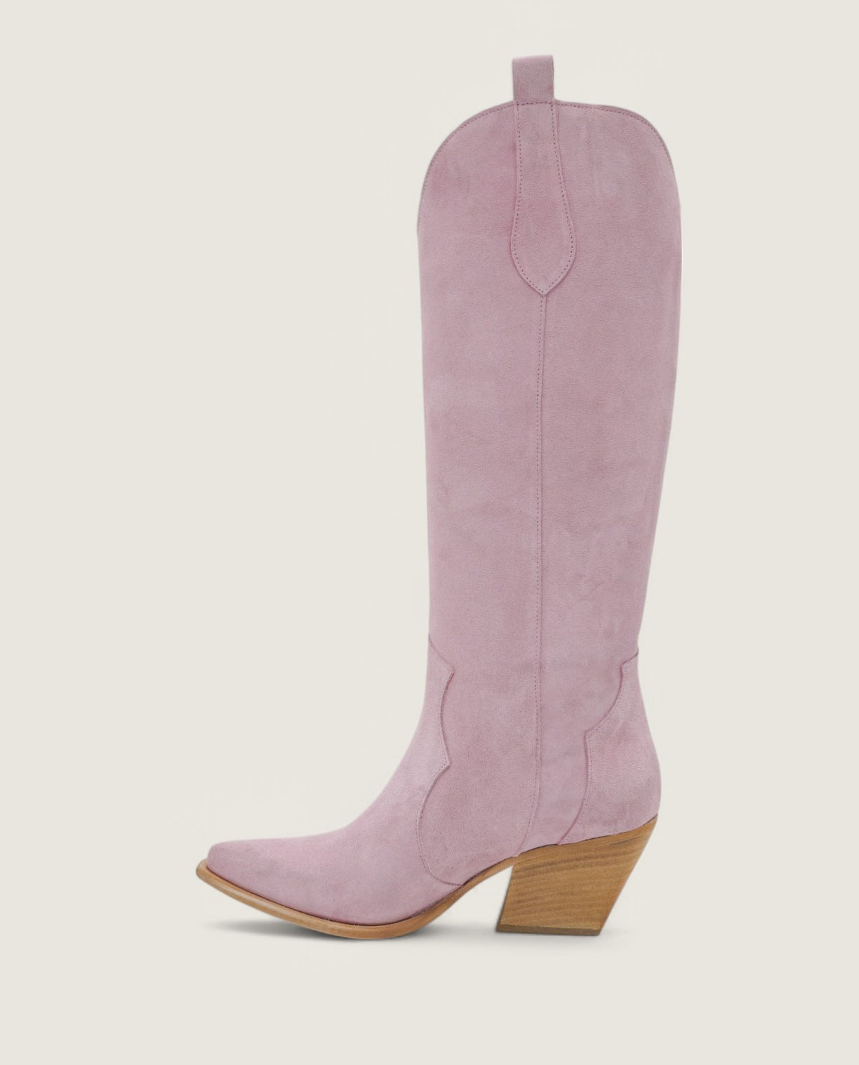 Ranger - Texano Alto Fino al Ginocchio Rosa