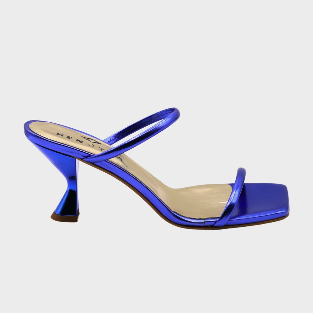 Clara - Sandali in pelle Blue elettrico