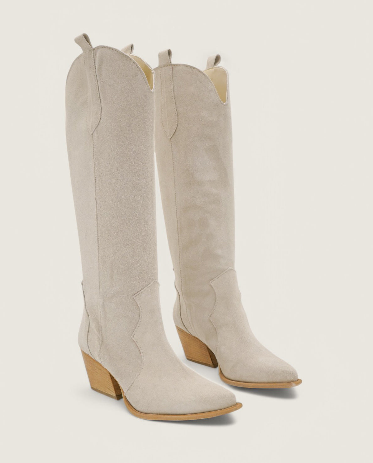 Ranger - Texano Alto Fino al Ginocchio Beige